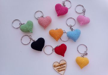 Брелоки ко дню святого Валентина.