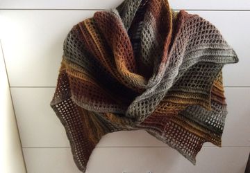 Шаль из 100% шерстяной пряжи Дундага