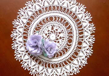 Волшебная ажурная салфетка