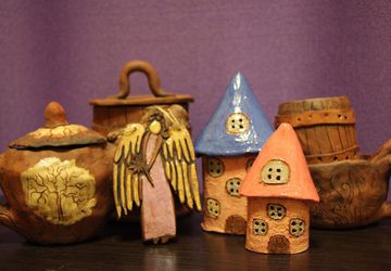 Лепка из глины в Домотканово