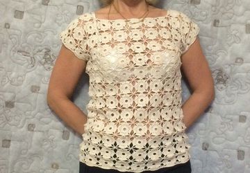 Кружевная блузка