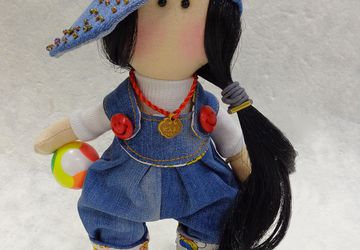 Интерьерная кукла "Озорница"