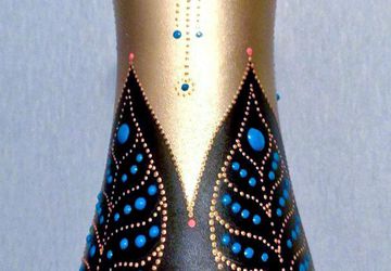 Декоративная ваза "Медовый сад"