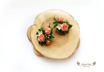 Серьги "Весенний букет"