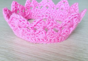 Корона-повязка на возраст 1-1,5 года