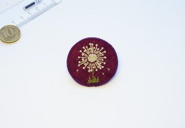 Брошь "Одуванчик"