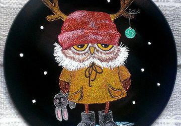 Декоративная тарелочка "Праздник удался!"