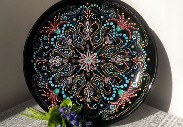 Декоративная тарелка "Восточные узоры"