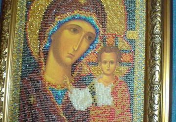 икона, бисер