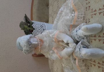 старушка вязальщица