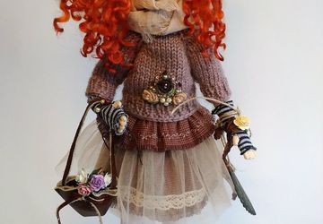Текстильная кукла. Авторская работа