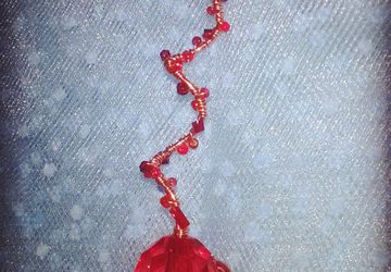 Подвеска "Алый кристалл"