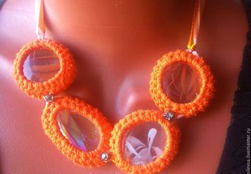 Колье Оранжевый позитив