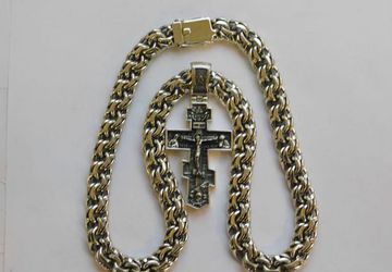 Мужские цепи из золота и серебра