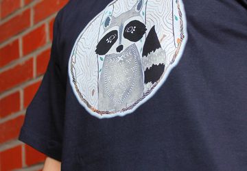 Футболка с принтом "Енотик"