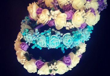 Ободки и гребешки для волос. ручная работа