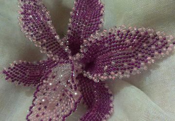 Брошь "Орхидея"