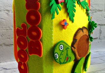 Развивающая книжка из фетра