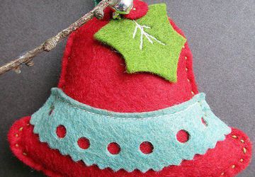 Фетровые колокольчики