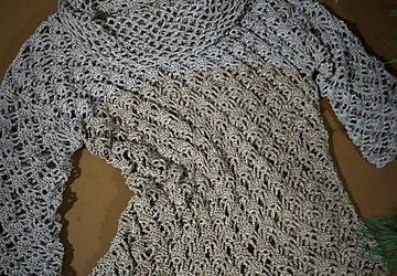 Кофточка женская ажурная