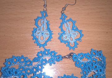 Комплект серьги с браслетом