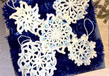 Новогодний набор игрушек "Снежинки 2"