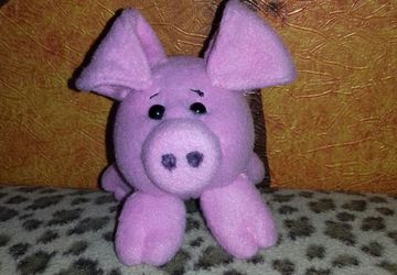 Мягкая игруша из флиса Символ года  ХРЮША