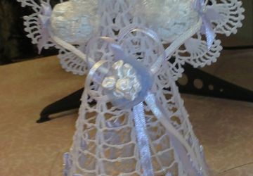 Ажурный ангел ручной работы