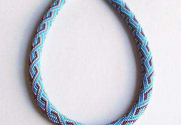 Жгут из бисера Морская коса