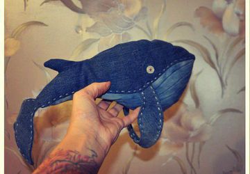 Джинсовый кит Флип