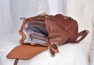 Рюкзак женский кожаный "Arlette" в стиле бохо