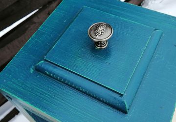 Holiday candlestick, rustic