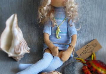 Текстильная кукла. Авторская работа