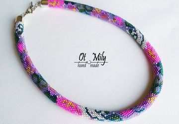 Жгут из бисера Душистый горошек