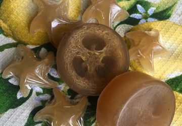 Массажное мыло "Зелёный чай с лимоном"