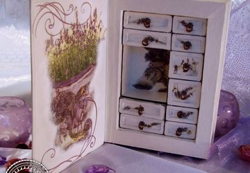 Книга-шкатулка Lavender Book