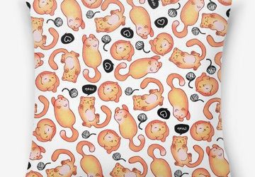 Подушка «Уютные коты»