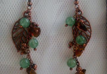 Серьги "Таинственный лес"