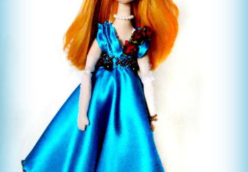 Авторская коллекционная текстильная кукла «JOSEPHINE»