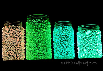 Светящиеся баночки своими руками.