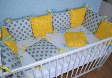 Бортики-подушки в детскую кроватку