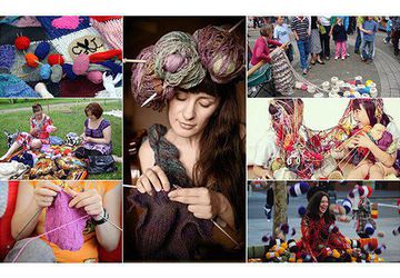 Всемирный день вязания на публике в Хмельницком