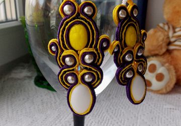 Серьги "Виноград"