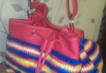 Сумка женская вязанная ручная работа