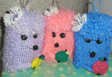 Мочалка-игрушка