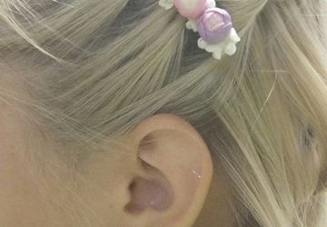 заколка "не распустившиеся розы"