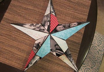 Идея подарка: фотоколлаж в форме звезды