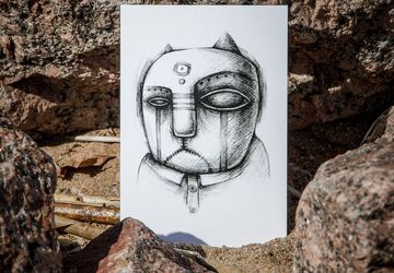 Открытка Space Freaks. Мудрец.