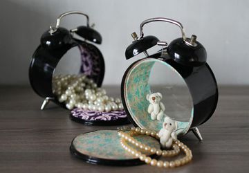 Как сделать шкатулку из старого будильника своими руками