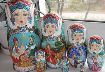 Матрешка "Сказка о царе Салтане "